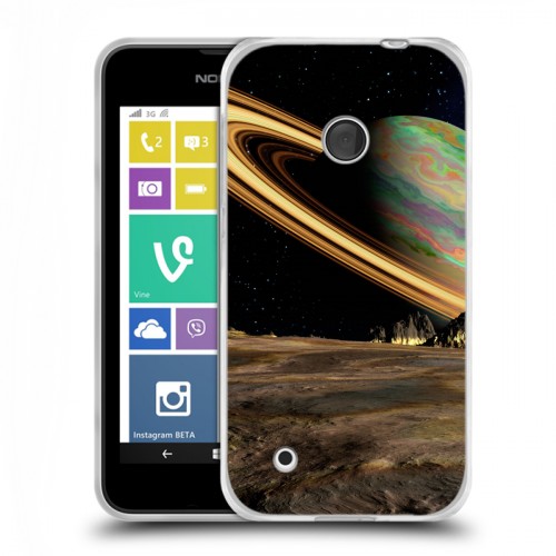 Дизайнерский пластиковый чехол для Nokia Lumia 530 Сатурн