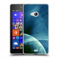 Дизайнерский пластиковый чехол для Microsoft Lumia 540 Сатурн