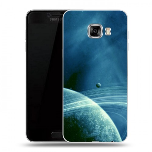 Дизайнерский пластиковый чехол для Samsung Galaxy C5 Сатурн