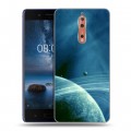 Дизайнерский пластиковый чехол для Nokia 8 Сатурн