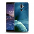 Дизайнерский пластиковый чехол для Nokia 7 Plus Сатурн