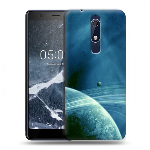 Дизайнерский пластиковый чехол для Nokia 5.1 Сатурн