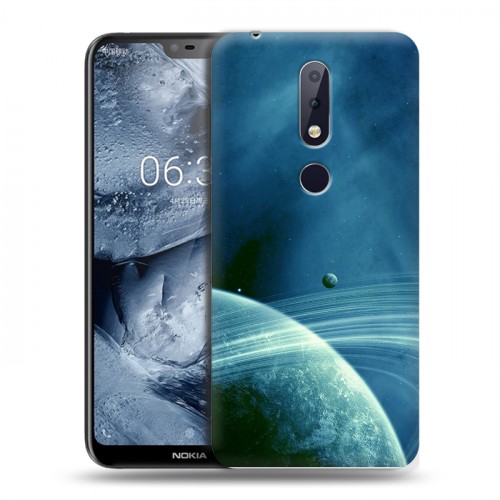 Дизайнерский силиконовый чехол для Nokia 6.1 Plus Сатурн