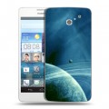 Дизайнерский пластиковый чехол для Huawei Ascend D2 Сатурн