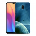 Дизайнерский силиконовый с усиленными углами чехол для Xiaomi RedMi 8A Сатурн