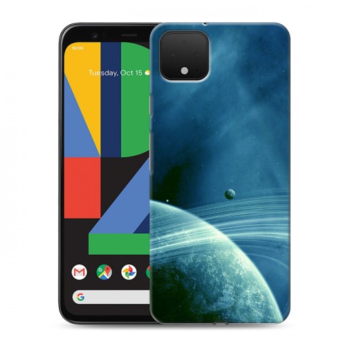 Дизайнерский пластиковый чехол для Google Pixel 4 XL Сатурн
