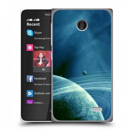 Дизайнерский пластиковый чехол для Nokia X Сатурн