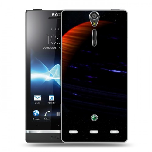 Дизайнерский пластиковый чехол для Sony Xperia S Сатурн