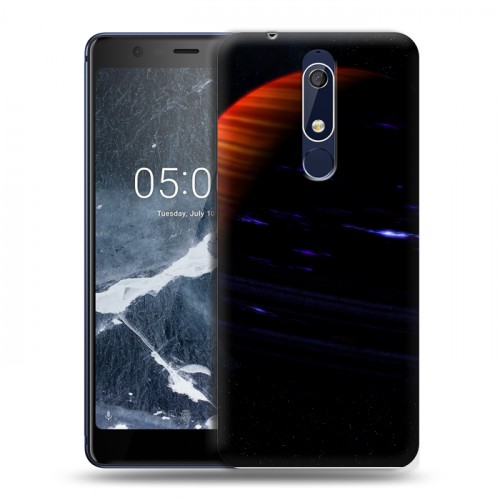 Дизайнерский пластиковый чехол для Nokia 5.1 Сатурн