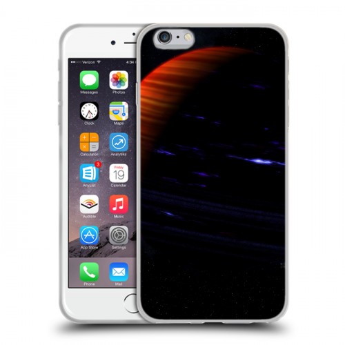 Дизайнерский силиконовый чехол для Iphone 6 Plus/6s Plus Сатурн