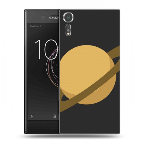 Дизайнерский пластиковый чехол для Sony Xperia XZs Сатурн