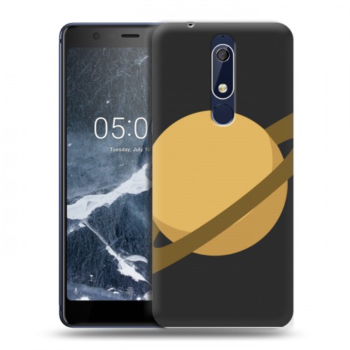 Дизайнерский пластиковый чехол для Nokia 5.1 Сатурн