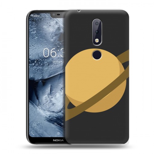 Дизайнерский силиконовый чехол для Nokia 6.1 Plus Сатурн