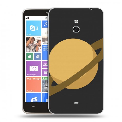 Дизайнерский пластиковый чехол для Nokia Lumia 1320 Сатурн