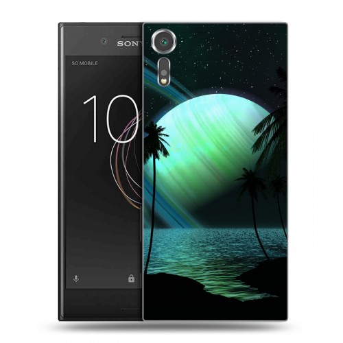 Дизайнерский пластиковый чехол для Sony Xperia XZs Сатурн