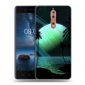 Дизайнерский пластиковый чехол для Nokia 8 Сатурн