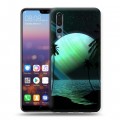 Дизайнерский силиконовый с усиленными углами чехол для Huawei P20 Pro Сатурн