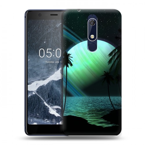 Дизайнерский пластиковый чехол для Nokia 5.1 Сатурн