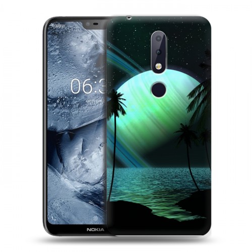 Дизайнерский пластиковый чехол для Nokia 6.1 Plus Сатурн