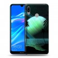 Дизайнерский пластиковый чехол для Huawei Y6 (2019) Сатурн