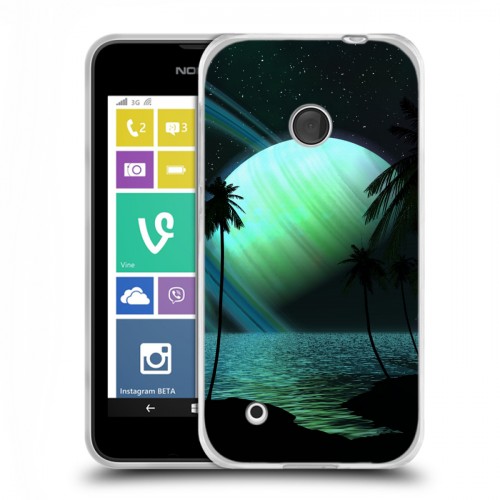 Дизайнерский пластиковый чехол для Nokia Lumia 530 Сатурн