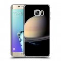 Дизайнерский пластиковый чехол для Samsung Galaxy S6 Edge Plus Сатурн