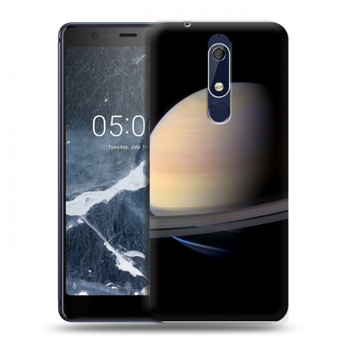 Дизайнерский пластиковый чехол для Nokia 5.1 Сатурн