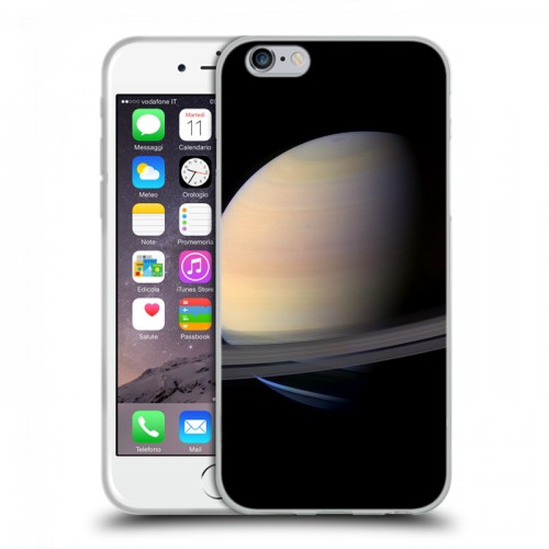 Дизайнерский пластиковый чехол для Iphone 6/6s Сатурн