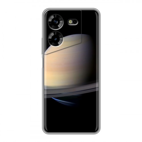 Дизайнерский силиконовый с усиленными углами чехол для Tecno Pova 5 4G Сатурн