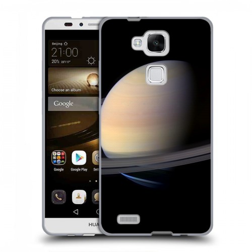 Дизайнерский пластиковый чехол для Huawei Ascend Mate 7 Сатурн
