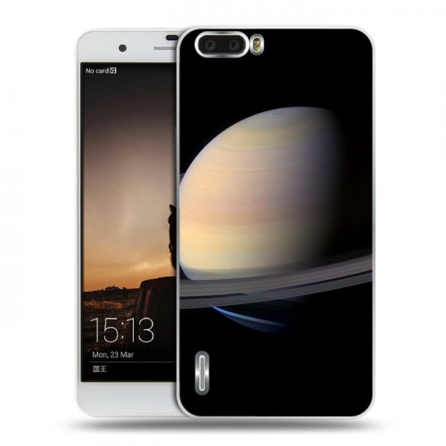 Дизайнерский пластиковый чехол для Huawei Honor 6 Plus Сатурн