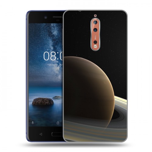 Дизайнерский пластиковый чехол для Nokia 8 Сатурн