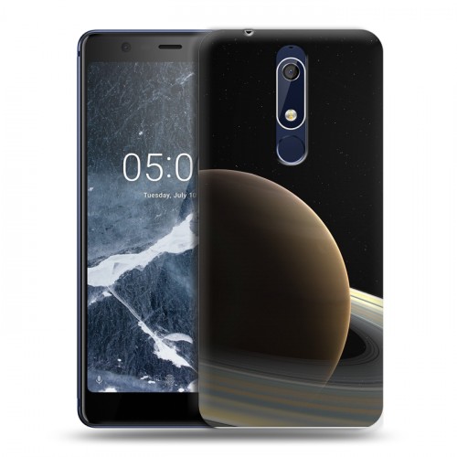 Дизайнерский пластиковый чехол для Nokia 5.1 Сатурн