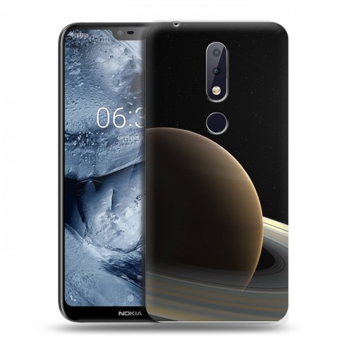 Дизайнерский пластиковый чехол для Nokia 6.1 Plus Сатурн