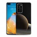 Дизайнерский силиконовый с усиленными углами чехол для Huawei P40 Сатурн