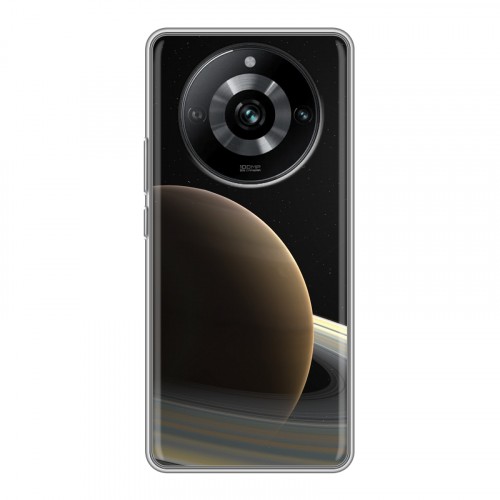 Дизайнерский силиконовый с усиленными углами чехол для Realme 11 Pro Сатурн