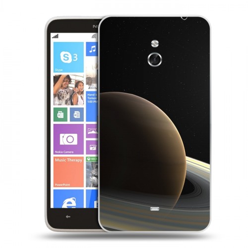 Дизайнерский пластиковый чехол для Nokia Lumia 1320 Сатурн