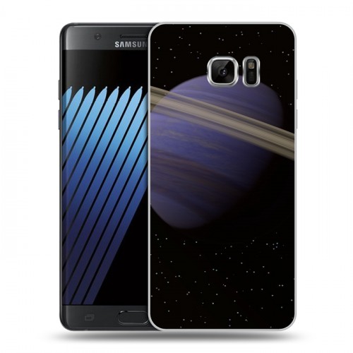 Дизайнерский пластиковый чехол для Samsung Galaxy Note 7 Сатурн