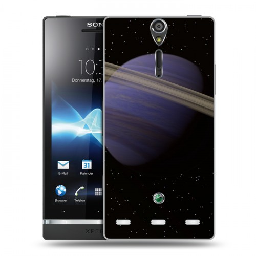 Дизайнерский пластиковый чехол для Sony Xperia S Сатурн