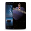 Дизайнерский пластиковый чехол для Nokia 8 Сатурн