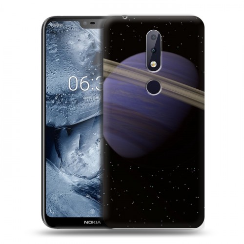 Дизайнерский пластиковый чехол для Nokia 6.1 Plus Сатурн