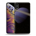 Дизайнерский силиконовый чехол для Iphone Xs Max Сатурн