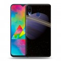 Дизайнерский пластиковый чехол для Samsung Galaxy M20 Сатурн