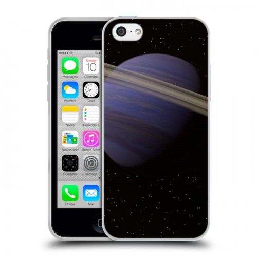Дизайнерский пластиковый чехол для Iphone 5c Сатурн