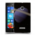 Дизайнерский пластиковый чехол для Microsoft Lumia 435 Сатурн