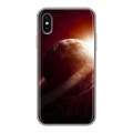 Дизайнерский силиконовый чехол для Iphone x10 Сатурн