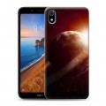 Дизайнерский силиконовый чехол для Xiaomi RedMi 7A Сатурн