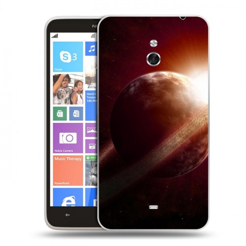 Дизайнерский пластиковый чехол для Nokia Lumia 1320 Сатурн