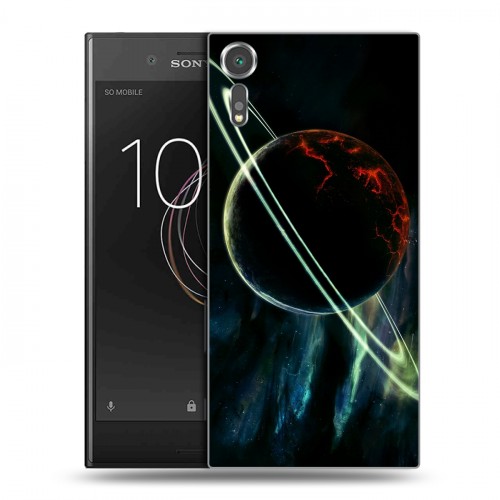 Дизайнерский пластиковый чехол для Sony Xperia XZs Сатурн