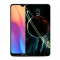 Дизайнерский силиконовый с усиленными углами чехол для Xiaomi RedMi 8A Сатурн